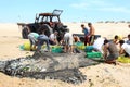 Fishermen and their the catch of fish, Portugal