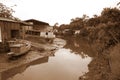 Fishermen Village in Amazon Royalty Free Stock Photo