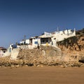 Fishermen village on the Atlantic coast