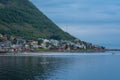 The fishermen village of Gryllefjord,  Senja Island, Norway Royalty Free Stock Photo