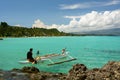 Fishermen at work. Boracay Island. Aklan. Western Visayas. Philippines