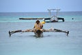 Fishermen, Zanzibar Royalty Free Stock Photo