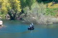 Fishers in New Melones Lake Calaveras County