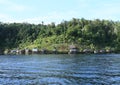 Fishers village on island Gam