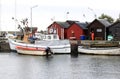 Fishery boats in Abbekas harbour, Southern Sweden