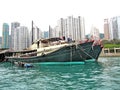 Hong Kong. Fishery boats in Aberdeen