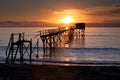 Fishery of Moutiers Royalty Free Stock Photo