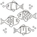 Fishes - coloring