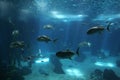 Fishes at Lisbon Oceanarium Royalty Free Stock Photo