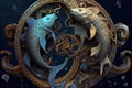 The Fishes of the Zodiac: Understanding the symbolism behind the Pisces sign - Generative AI