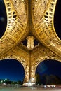 Fisheye View of Eiffel Tower