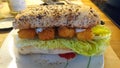 Fishfinger sandwich