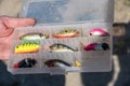 Fishing accessories similar to small fish, hooks