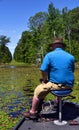 Fishing Backwaters of Lake Royalty Free Stock Photo