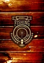 Fishing badges logos and labels for any use Royalty Free Stock Photo