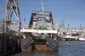 Fishing boat alongside in Cape Town Harbor South Africa Royalty Free Stock Photo