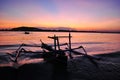 Fishing boat anchored at Gili Meno island