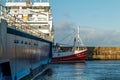 This is Fishing Boat arriving home.