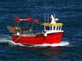 Fishing Boat at Sea Royalty Free Stock Photo