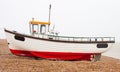 Fishing boat on beach Royalty Free Stock Photo