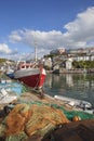 Fishing boat at Brixham harbour, Devon, England Royalty Free Stock Photo