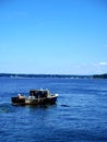 Fishing boat in City Island in New York