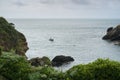 Fishing Boat coming in, Portloe, Cornwall, UK