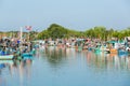 Fishing boat comunity in Thailand Royalty Free Stock Photo