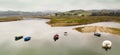 Fishing boat in the estuary of San Vicente de la Barquera