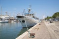 Fishing Boat, Fishing Vessel in the port of the sea resort of R