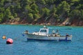 Fishing boat in greek island