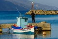 Fishing boat in the Harbor Royalty Free Stock Photo