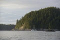 Fishing boat heading out of Tofino Harbour, Tonquin Beach