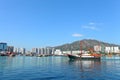 Fishing boat in Hong Kong Royalty Free Stock Photo