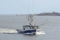 Fishing boat Intimidator returning to New Bedford Royalty Free Stock Photo