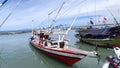 Fishing boat at kalianda Royalty Free Stock Photo