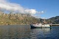 Fishing boat leaving Hout Bay