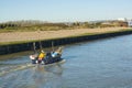 Fishing boat in Littlehampton Harbour, England