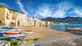 Beautiful Cefalu in Sicily, Italy Royalty Free Stock Photo