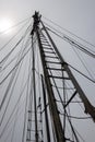 Fishing boat masts Royalty Free Stock Photo