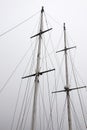 Fishing boat masts Royalty Free Stock Photo