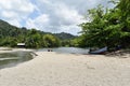 A Fishing Boat Next to the Grande Riviere River, Trinidad and Tobago