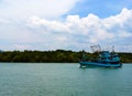 Pakbara pier in Satun Royalty Free Stock Photo