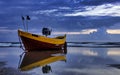 Fishing boat on Polish beach - Debki, Poland