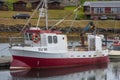 Fishing boat in port of Djupivogur in east Iceland