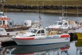 Fishing boat in port of Djupivogur in east Iceland