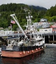 Fishing boat at the port of Ketchikan