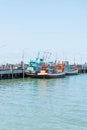 fishing boat port Royalty Free Stock Photo