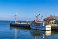 Fishing boat in the port of Vitte on the island Hiddensee, Germany Royalty Free Stock Photo