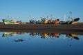 Fishing Boat Reflections Royalty Free Stock Photo